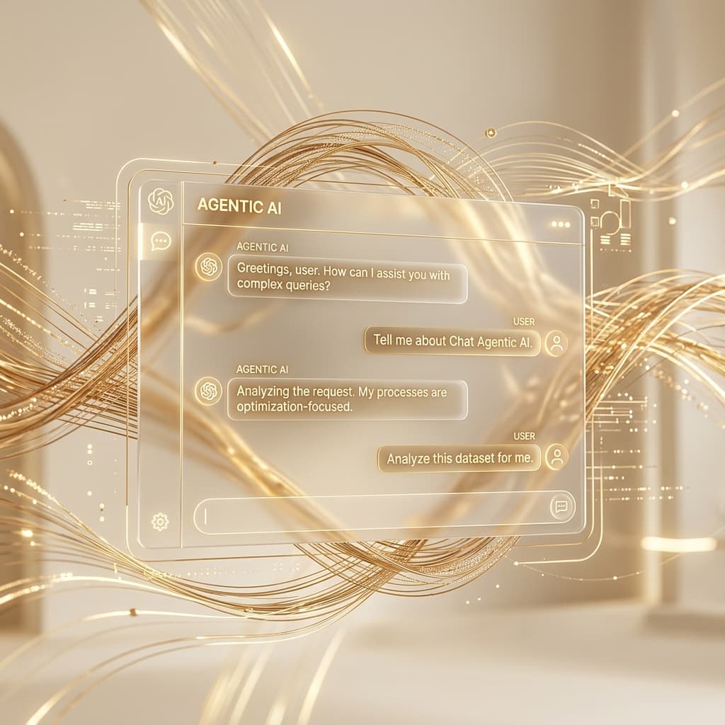 Customer AI service interface mockup